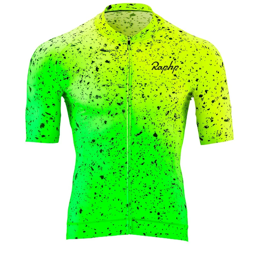 Мужская флуоресцентная велосипедная майка зеленый и синий цвета mtb road pro racing из