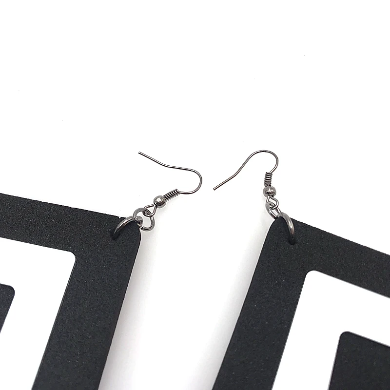 Женские серьги с квадратной губкой модные геометрические украшения из
