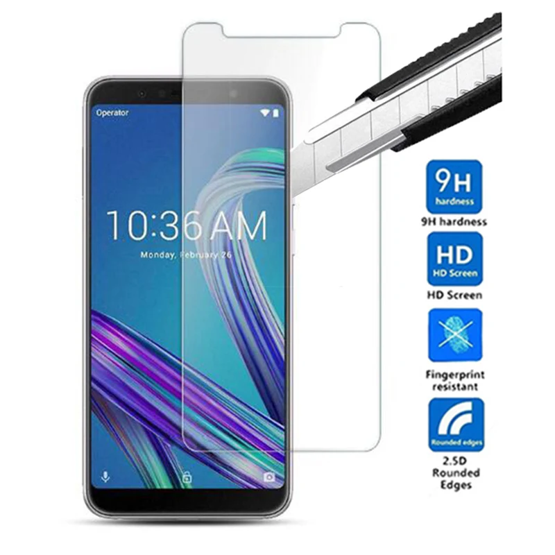 2 шт. Премиум Закаленное стекло для ASUS ZenFone Max Pro M1 ZB601KL ZB602KL 6 &quotЗащитная пленка