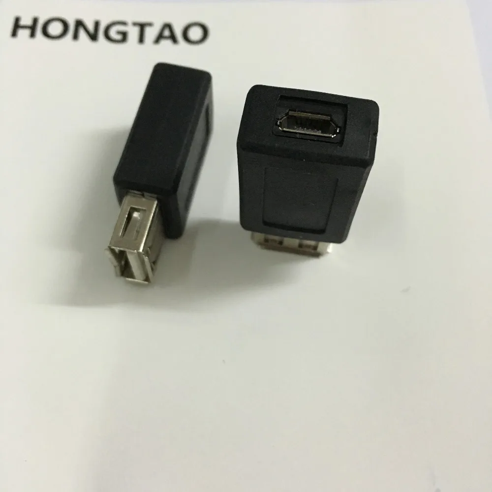 Новинка черный Переходник USB 2 0 типа A мама Micro B переходник с usb на микро разъем