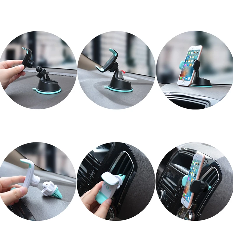 Universal Mobile Phone Mini Car Air Vent Outlet Holder Stend For samsung S7 Note 7 iphone 6 7plus Mount Support Cell | Мобильные
