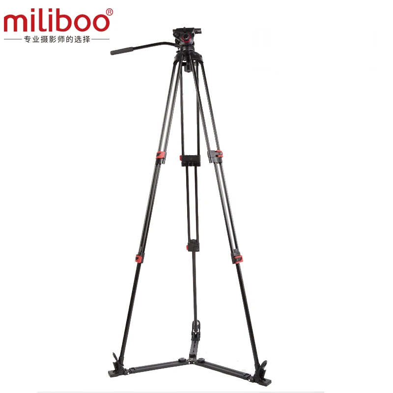 Miliboo MTT609A Профессиональный сверхмощный гидравлический штатив с шаровой головкой