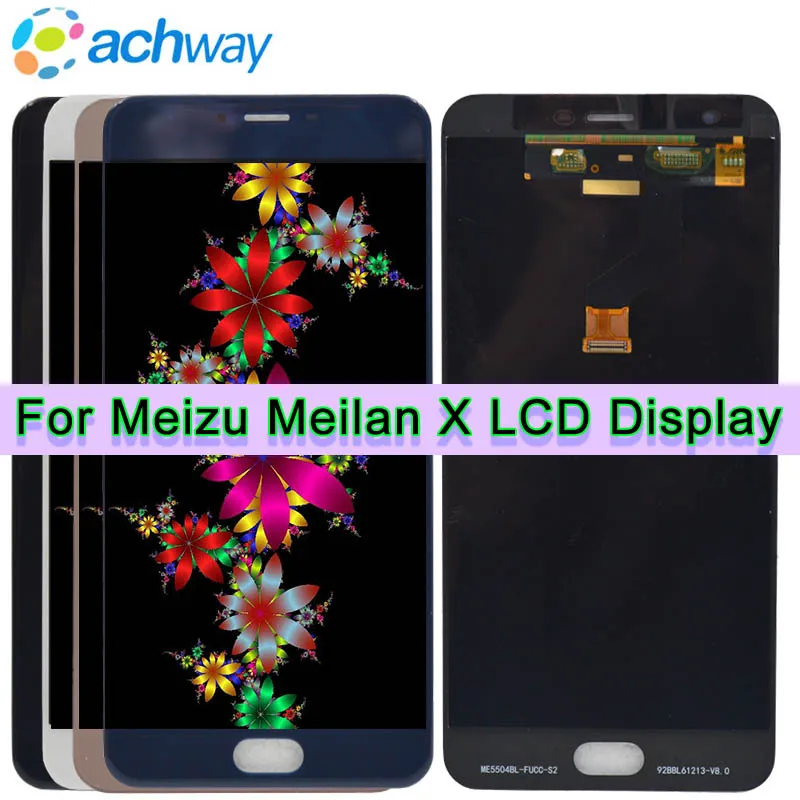 Новый экран для 5 дюйма Meizu meilan X M682Q 100% протестированный Оригинальный ЖК-дисплей +