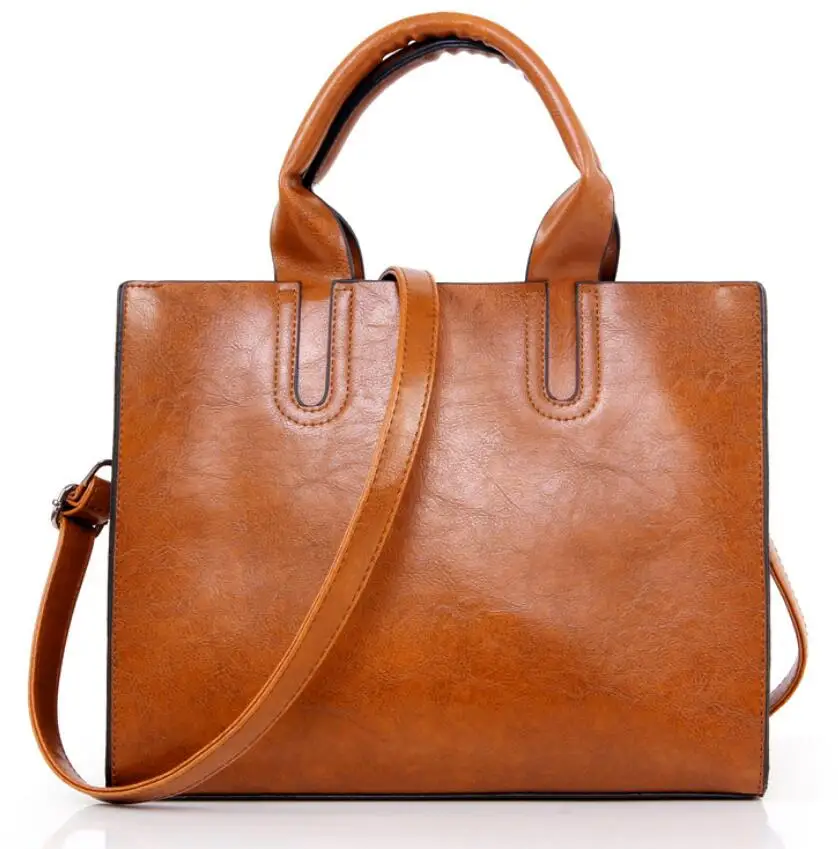 Высококачественные Сумки из искусственной кожи Женская Большая Сумка-тоут