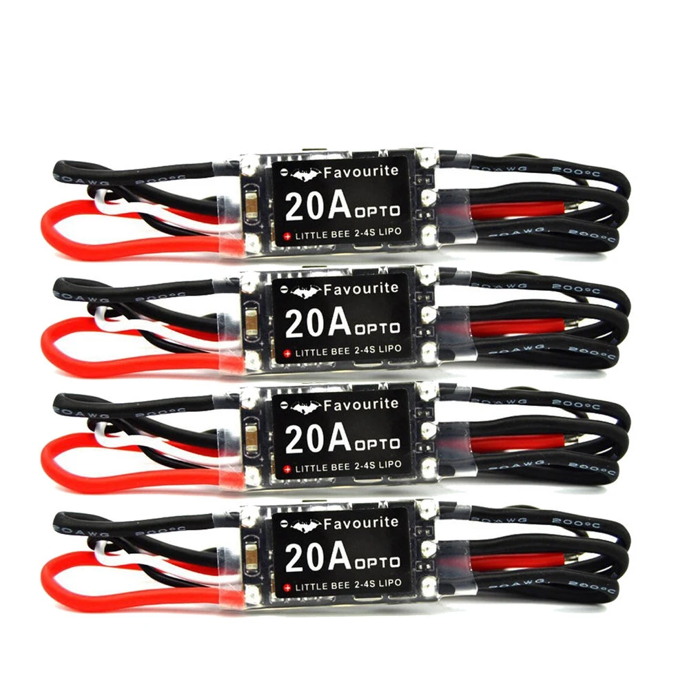 Wenland 4 шт. LittleBee 20A OPTO BLHeli 2 4S ESC Бесщеточный OneShot125 для FPV квадрокоптера|esc brushless|littlebee