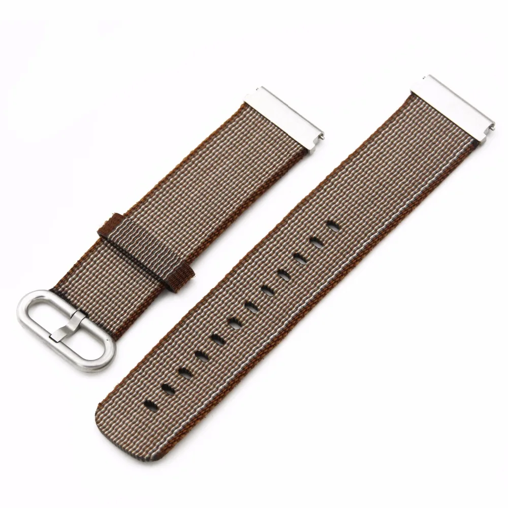 Ремешок нейлоновый для часов 22 мм из нержавеющей стали|nylon watch band|nylon bands 22mmwatch band |