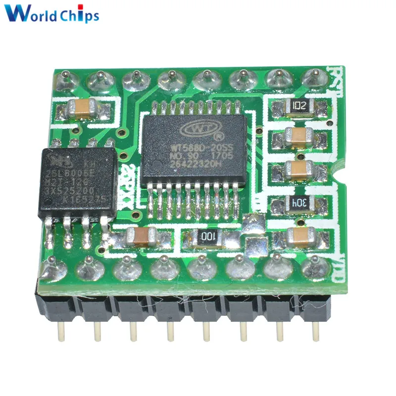 Голосовой модуль WT588D звуковой Modue аудио плеер для Arduino постоянный ток 2 8 5 В|sound