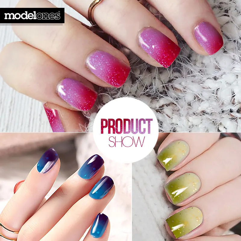 2016 Hot Sale Color Nail Gel Polish LED UV Soak off Long Lasting Varnish Temperature Change gel Art 7ML | Красота и здоровье