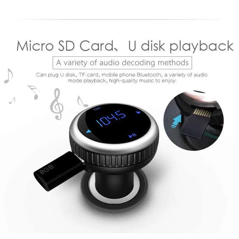 Digitalboy Беспроводной Bluetooth Автомобильный fm трансмиттер MP3 плеера комплект Авто