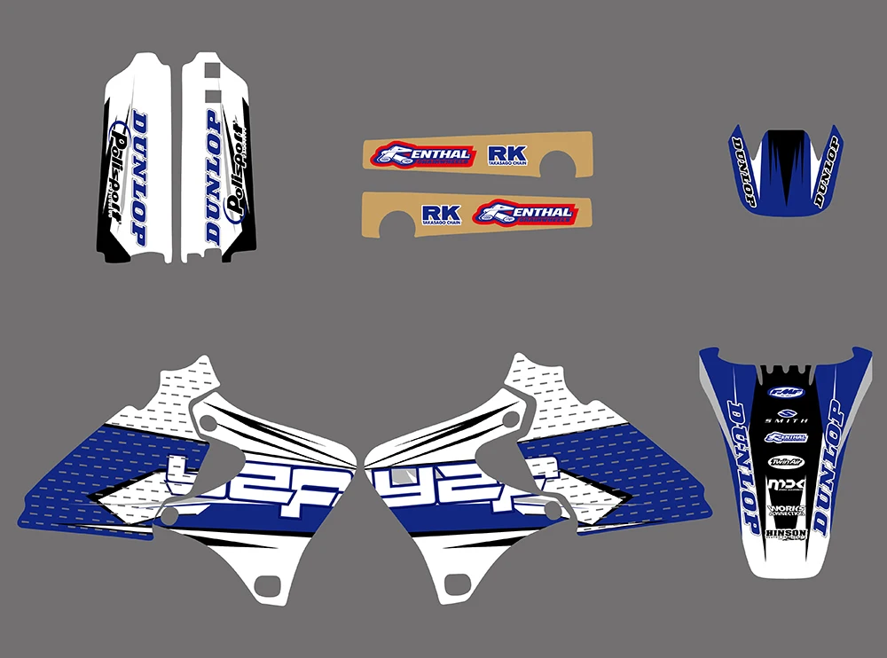 Графика фоны наклейки Наборы для Yamaha 4 штрихов, YZ250F YZ400F YZ426F 1999 2000 2001 2002 YZ 250 400 426 F