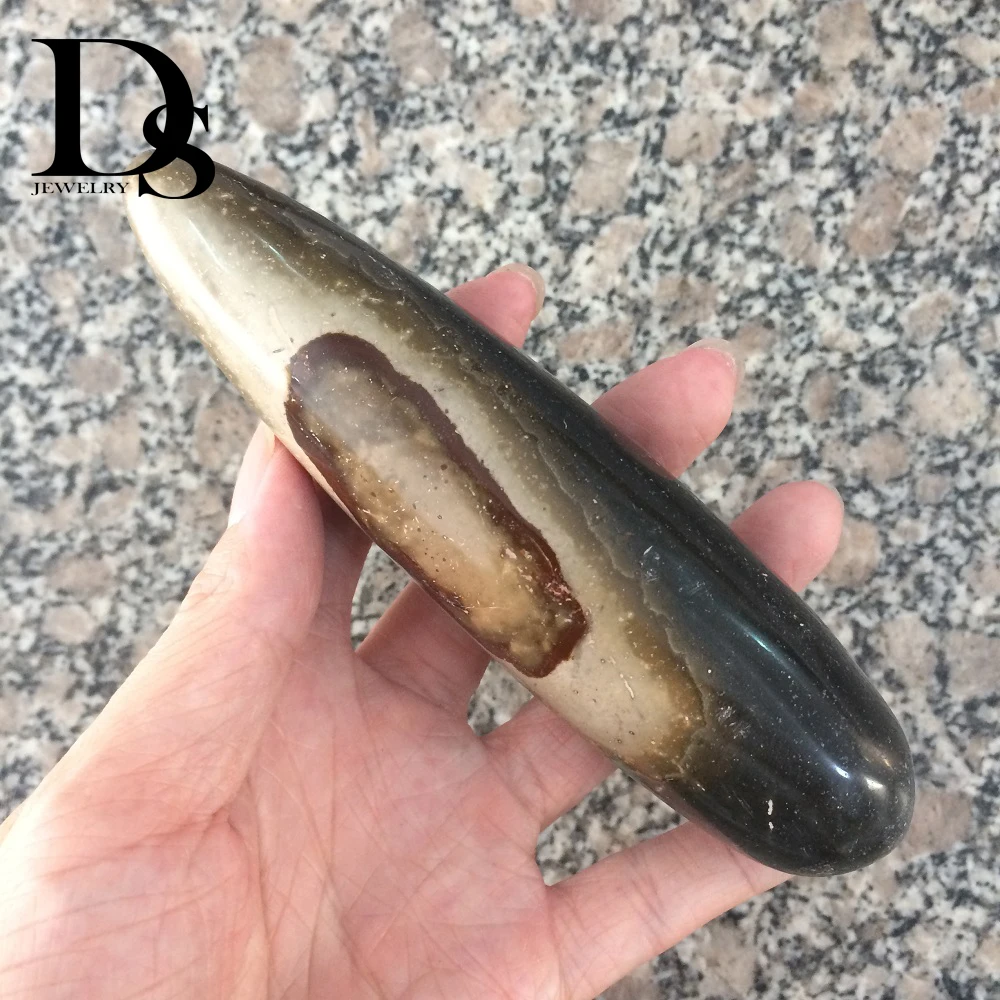 Натуральная океананическая яшма массажная палочка кварцевый кристалл каменный