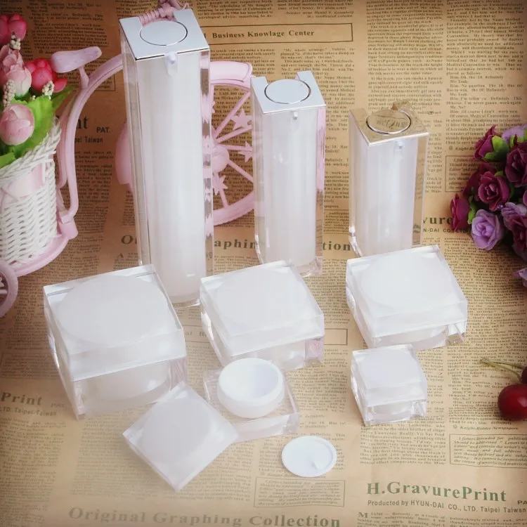10 шт. акриловая бутылка для лосьона 5/10/15/30/50 г|pump bottle|acrylic cream jarcream jar |
