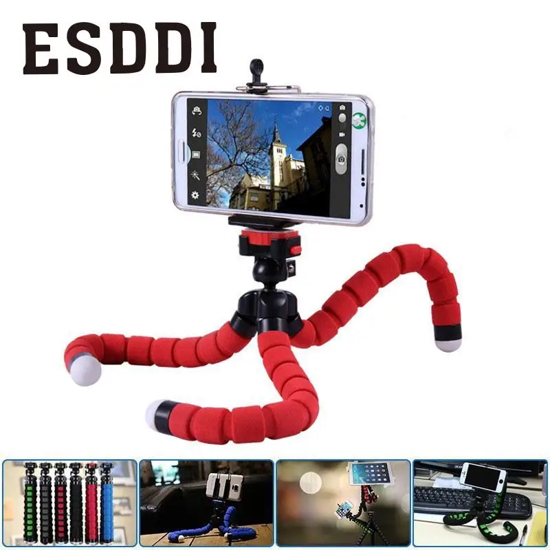 Гибкий мини-штатив-Осьминог для камеры Gopro телефона | Электроника