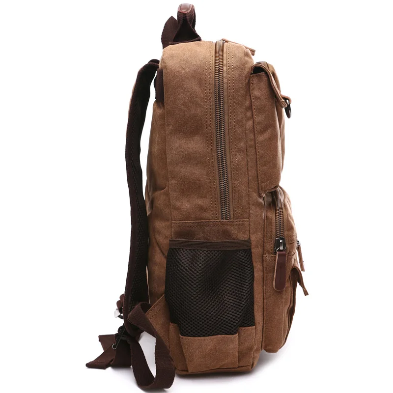 Большой Холщовый дорожный рюкзак для мужчин мужские рюкзаки ноутбука 15 6 дюйма