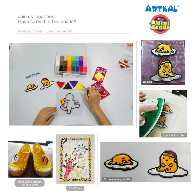 157 цветов бисер Artkal Mini A 2.6mm эксклюзивный мягкий EVA ручной работы|artkal beads|beads perlereva eva