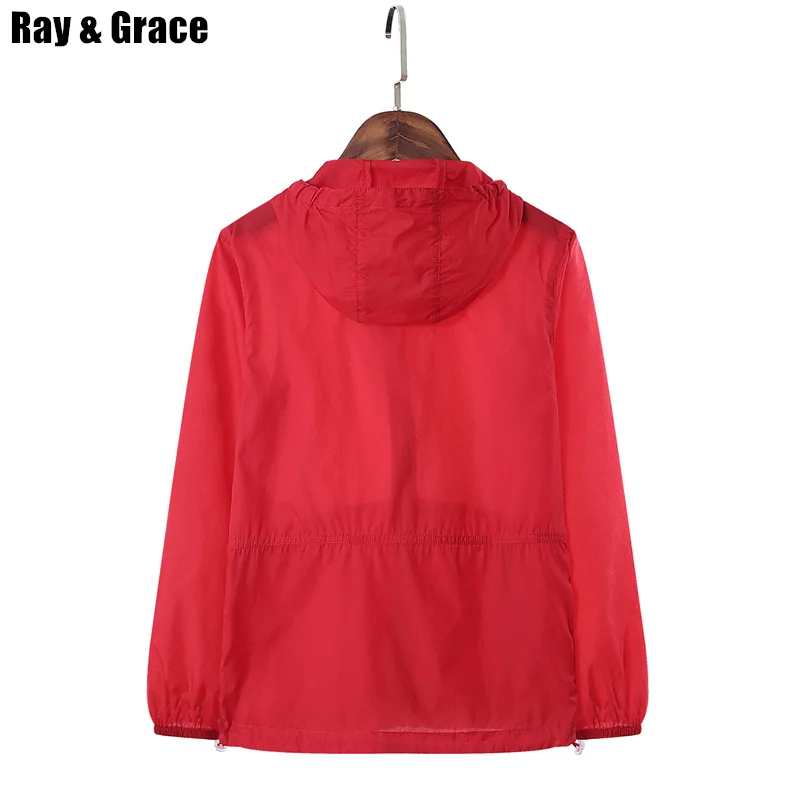 RAY GRACE Детская летняя ветровка куртка для мальчиков и девочек дорожная уличная