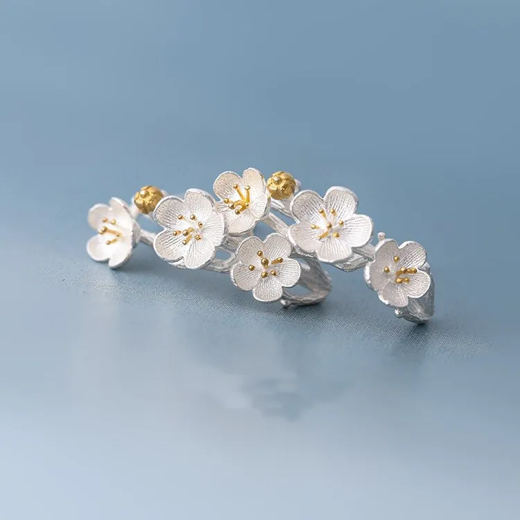 Cherry Blossom Серьги-гвоздики Для женщин Прекрасный Цветок Серьги женские подарки на