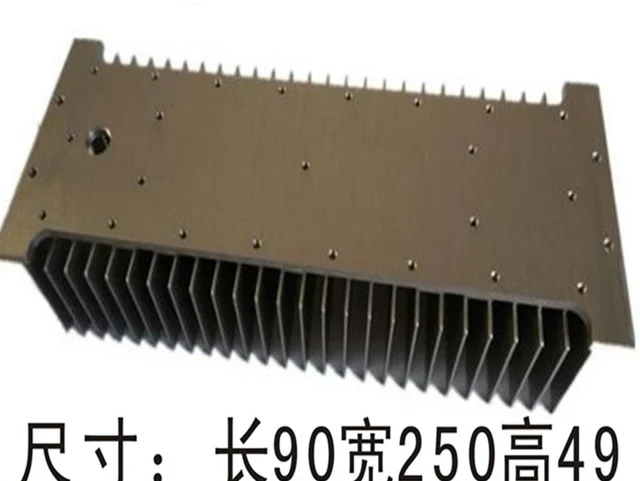 

Радиатор для светодиодной уличной лампы, 90*250*49 мм
