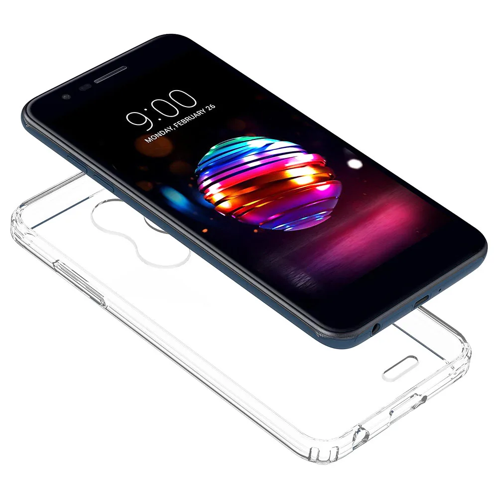 Slim Fit Transparent Clear Case Scratch Resistant Shockproof Hard Back Cover For LG K10 2018 / K30 Alpha Premier Pro LTE | Мобильные