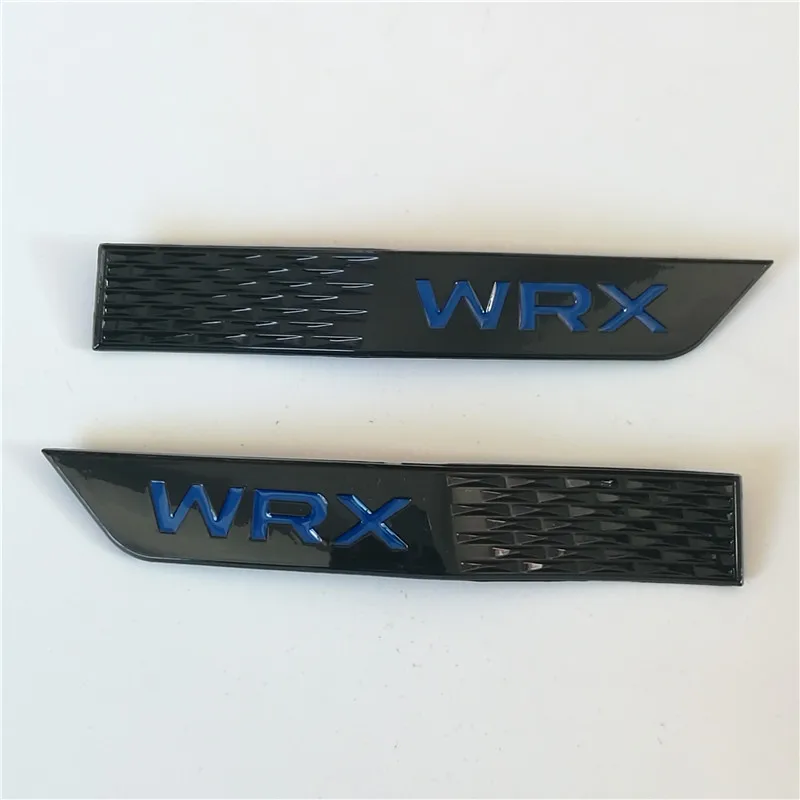2 шт./компл. для Субару WRX ИППП 3D знак украшение автомобиля Fender юбка Наклейка Автомобильные наклейки на крылья стайлинга автомобилей - Цвет: GLOSS BLUE