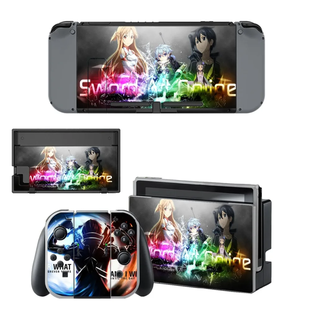 Обувь для вечеринки в Стиле косплей Sword Art Online кожи Стикеры виниловые обои NintendoSwitch