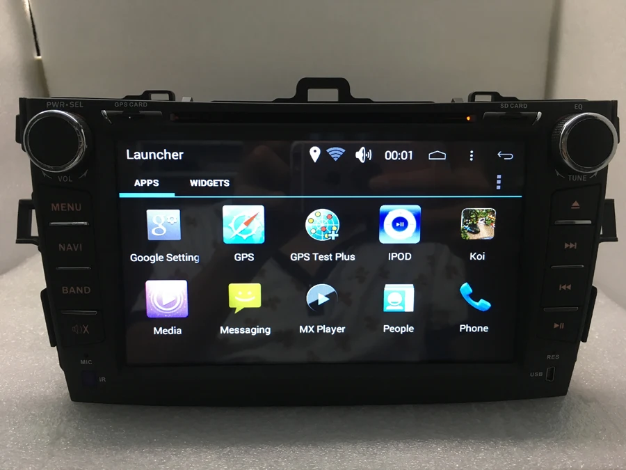 Android 6.0 Quad Core 1024*600 dvd-плеер автомобиля 2din Car 1.6 г 16 ГБ 3 г/Wi-Fi радио GPS для Toyota Corolla 2006-2011