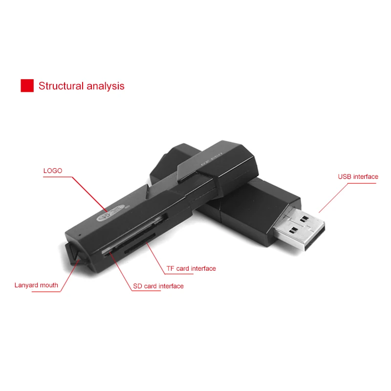 Устройство для чтения карт Micro SD INGELON 2 0 дюйма USB слот TF карты максимальная