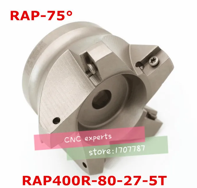 

10 шт. APMT1604 и 1 шт. RAP400R 80-27-5T 75 градусов высокая положительная лицевая мельница Диаметр резки для APMT1604 вставки