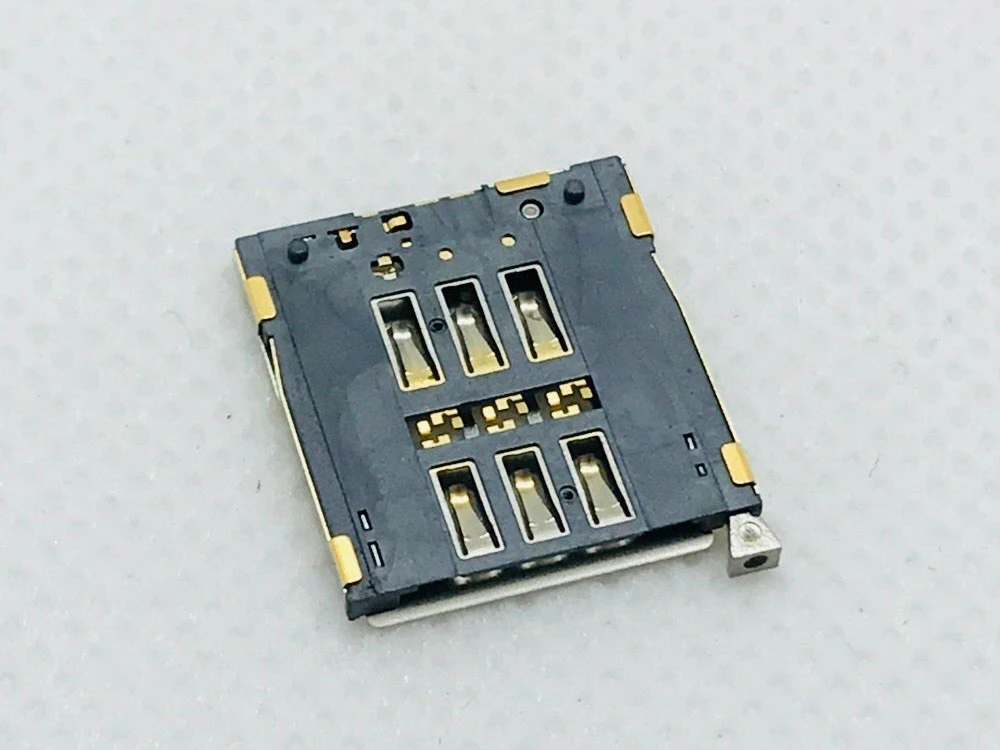 iPhone 6S 4.7 Micro SIM 6PIN Card Slot Tray Holder Adapter Socket Connector Motherboard PCB Repair Accessory iPad Flex Cable |