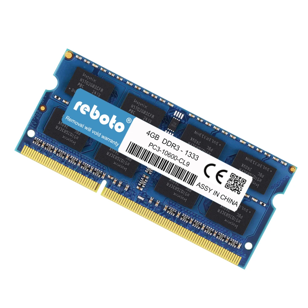 Reboto Hynix IC 4 Гб DDR3 1333 МГц PC3-10600 SODIMM памяти и 8 1600 204pin 1 5 в ноутбук оперативной |