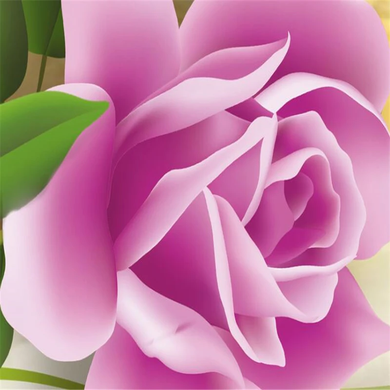 Wellyu HD розовый мраморный фон для гостиной задний телевизора зеленые шелковые