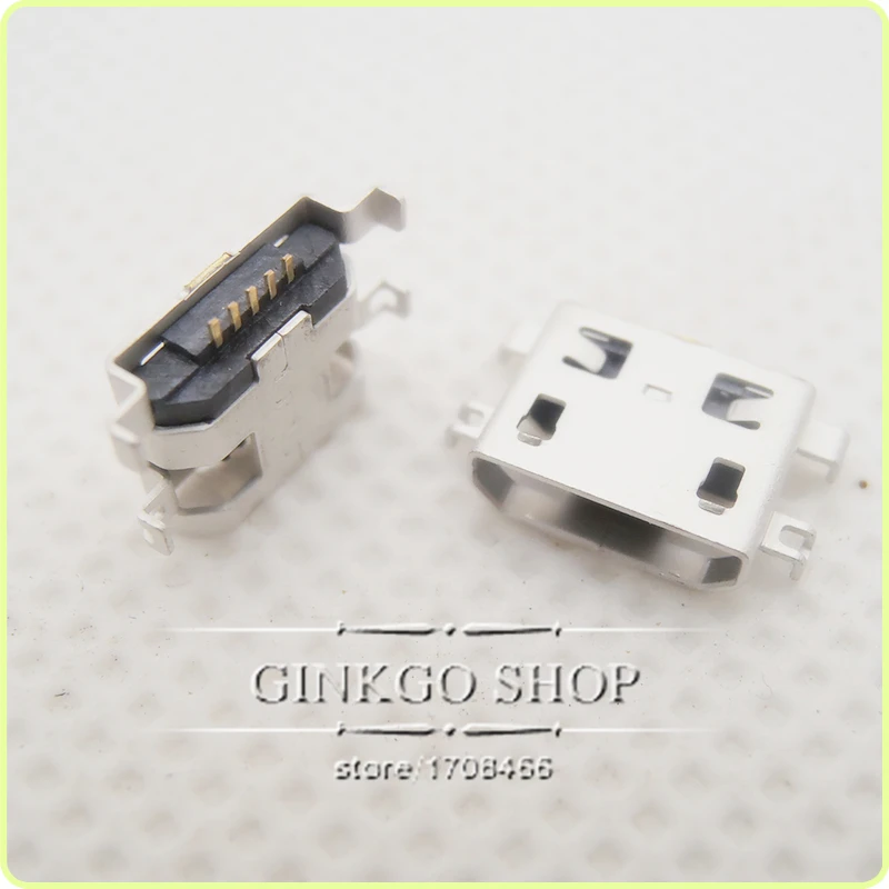 3000 шт. микро USB разъем DIP 5P SMD Mircro зарядка Sockect DIY без края для ремонта мобильных и