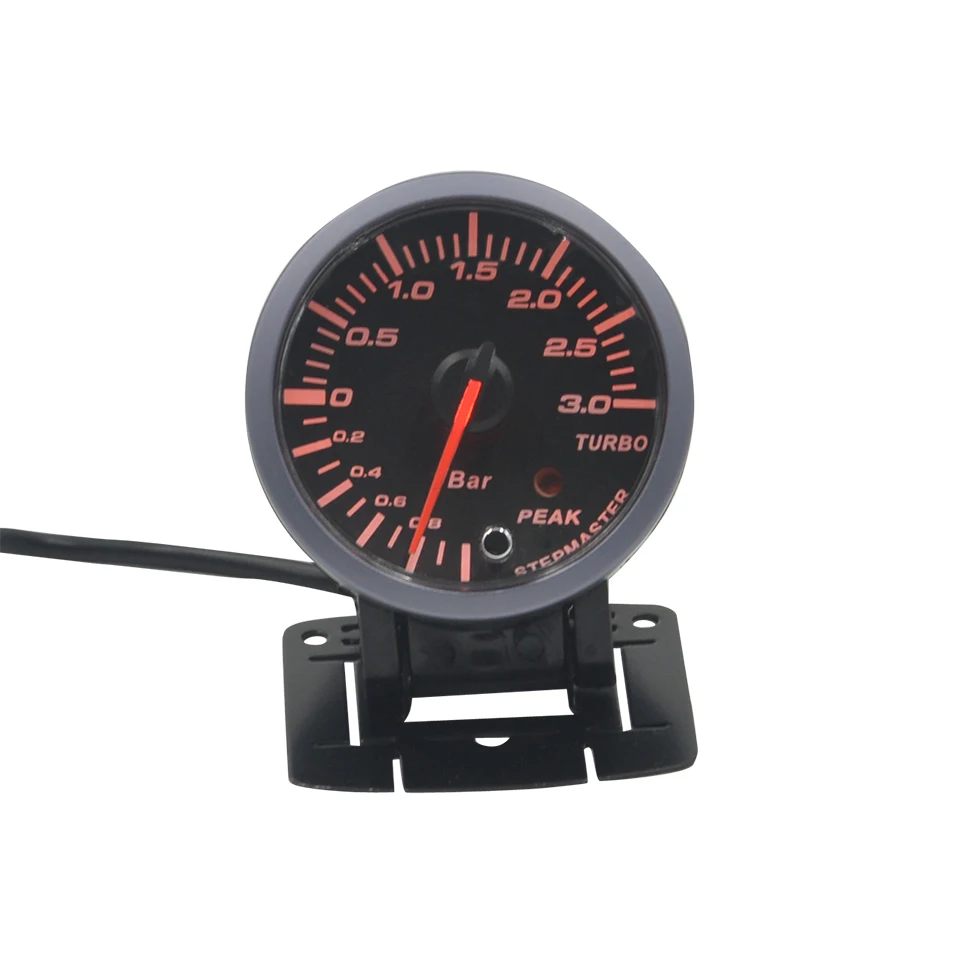 Датчик дракона 60 мм CarTurbo boost gauge Meter функция предупреждения автомобильный инструмент турбио давление измерительный прибор для турбины-1~ 3 бар