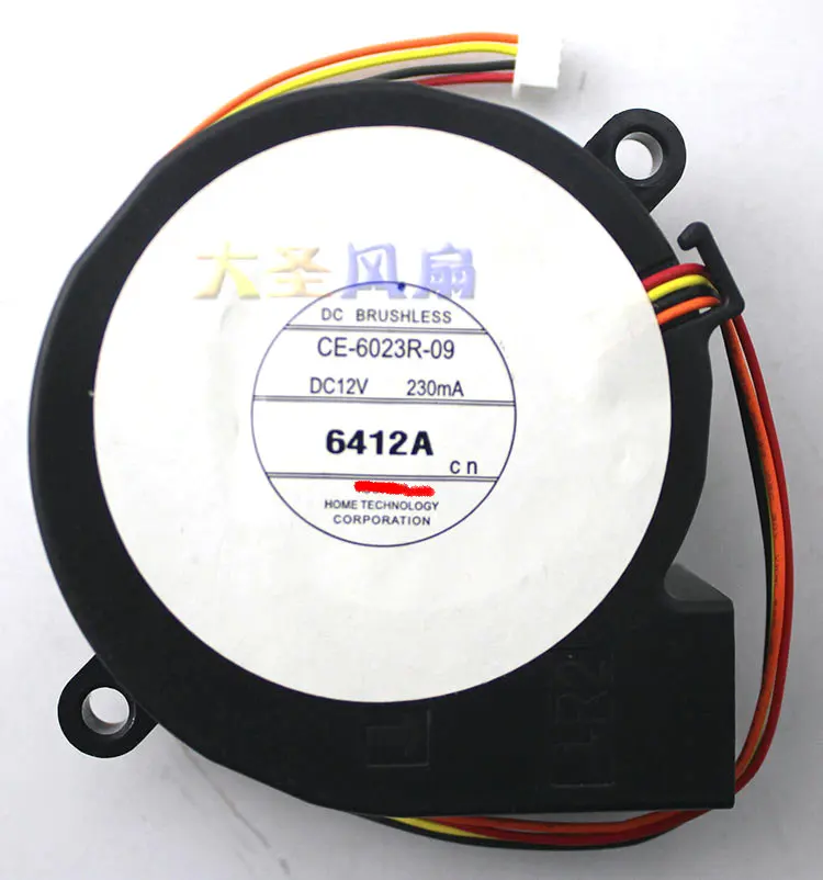 Новый оригинальный CE-6023R-09 12V 230mA для проектор охлаждающий вентилятор