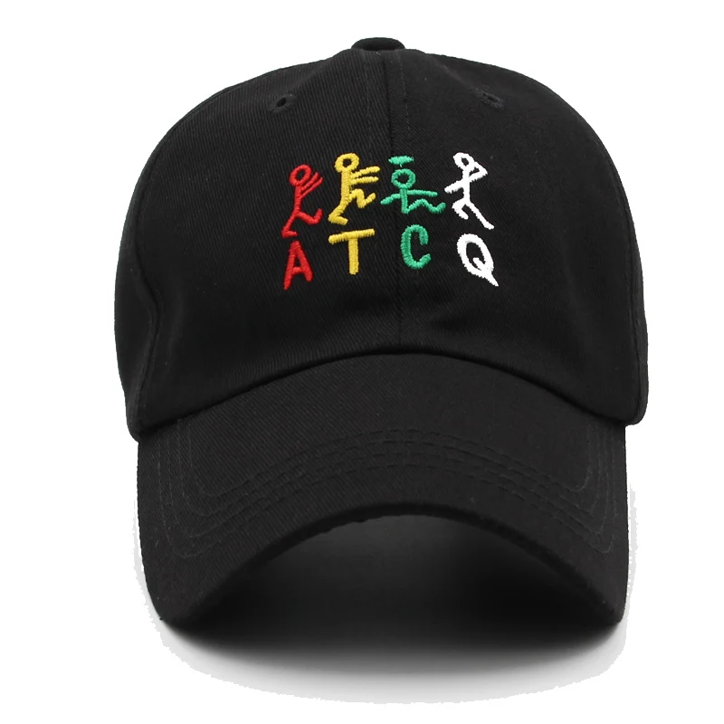 Бейсболка с Вышивкой Букв ATCQ для мужчин и женщин повседневная хлопковая