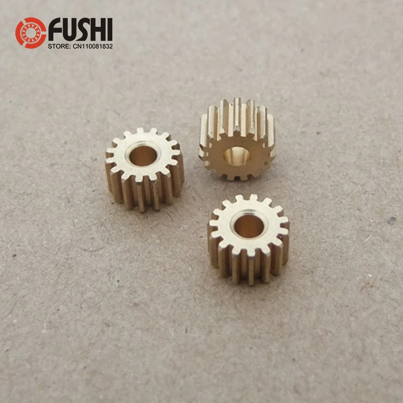 Латунная Шестерня 122.3A Вал 2 3 мм (10 шт.) 12 Зубцов двигателя DIY игрушки