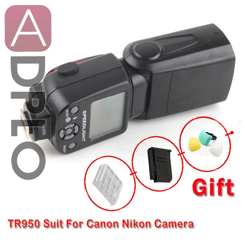 Купи 1 и получи 3 в подарок!! Triopo TR-950 Универсальное крепление для вспышки TR950 камеры