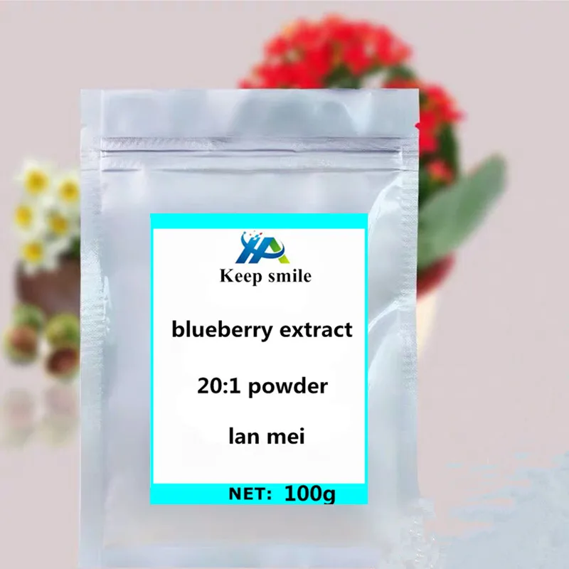 100g natural drinks anthocyanin blueberry extract powder prevent Brain aging,anti cancer with the function of enhancing immunity - Цвет: 100g