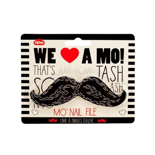 Bulk Buys GW082-96 Black Mustache Nail File | Красота и здоровье