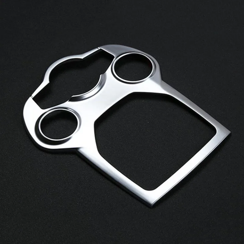 

1pc Car Interior Gear Shift Box Panel Cover Trim Silver ABS High Quality Cover Trim Accessory For Alfa Romeo Giulia 2017-2018