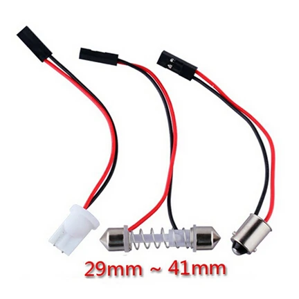 T10 BA9S Festoon Dome Adapter панель лампочки Авто Автомобильный источник света 6 Вт 12 В COB 36