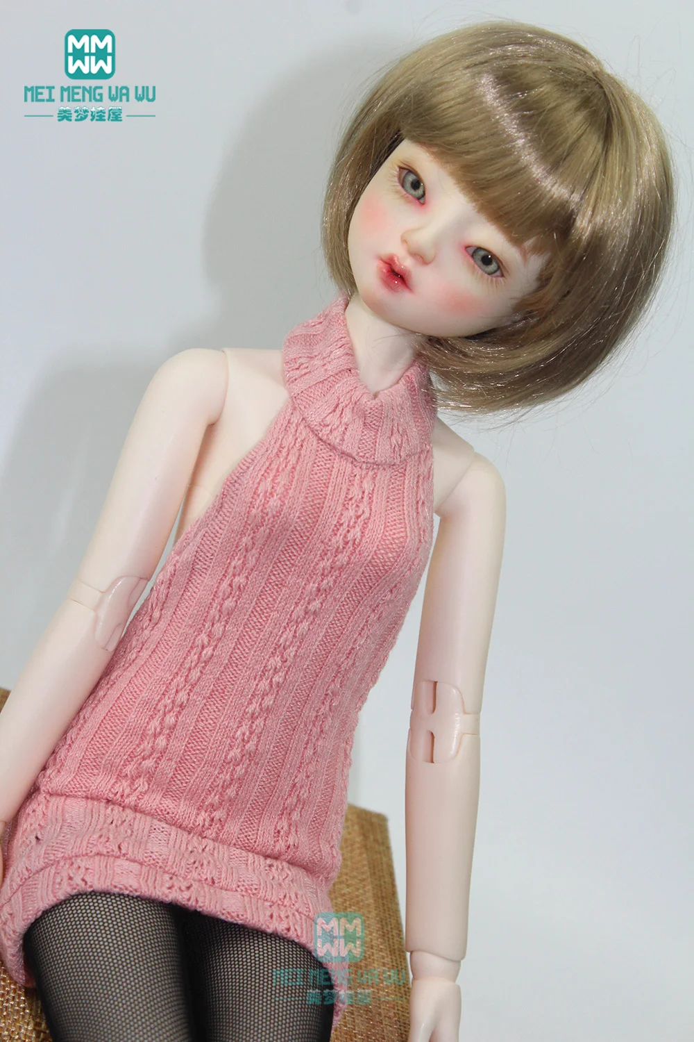 Одежда для куклы подходит 43 см MSD 1/4 BJD аксессуары модные розовые чулки на свитер с