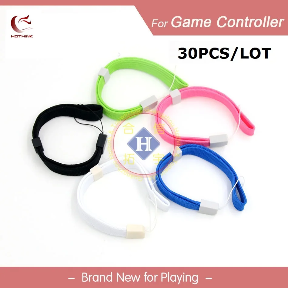 HOTHINK 30 шт./лот красочный браслет безопасности для Wii DS 3DS PSP PS3 MOVE PSVITA | Электроника