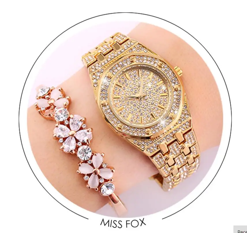 Топ дизайнерский бренд женские часы хит продаж 2019 товары алмазные
