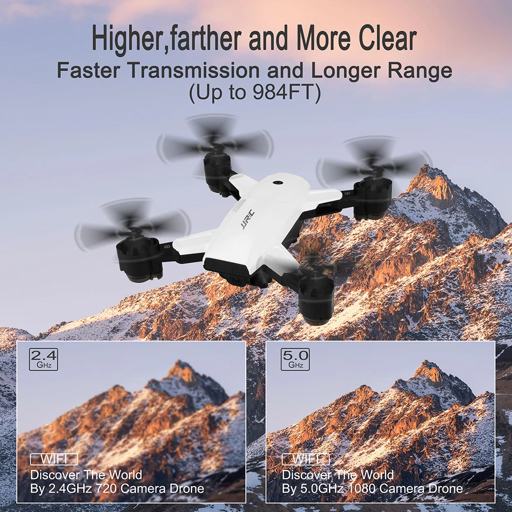 JJRC H78G Профессиональный Дрон gps Квадрокоптер с камерой HD 1080P 5G WiFi широкоугольный