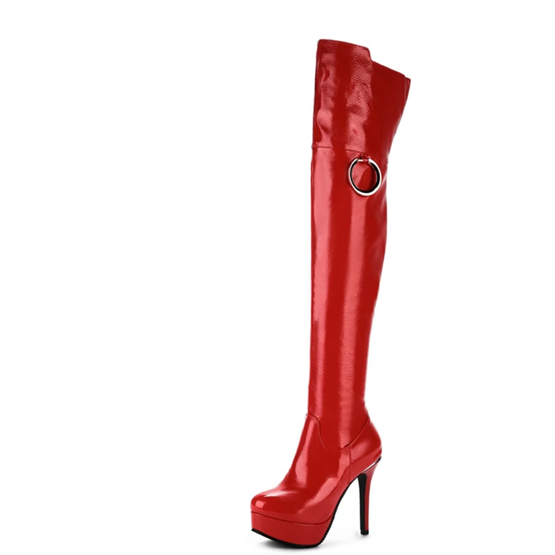 Женские зимние высокие ботинки ENMAYLA на платформе и шпильке|long boots women|long bootsboots women |