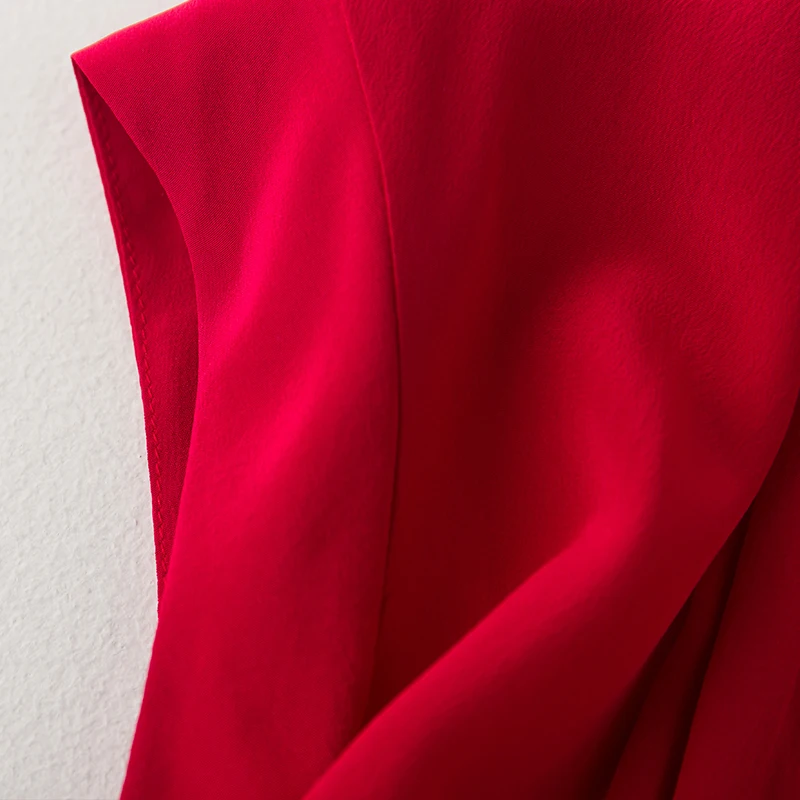 2019 лето бренд Женская рубашка тяжелый шелк футболки большой размер без рукавов