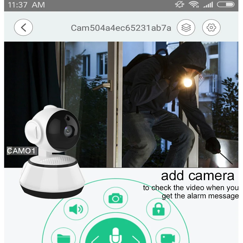 Смартфон wofea IOS и Android App smart hostv10wifi домашняя система охранной