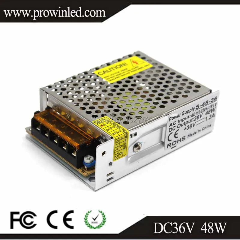 Источник питания для светодиодного драйвера металлический источник 36 в 1 А 2 3 4 а 5