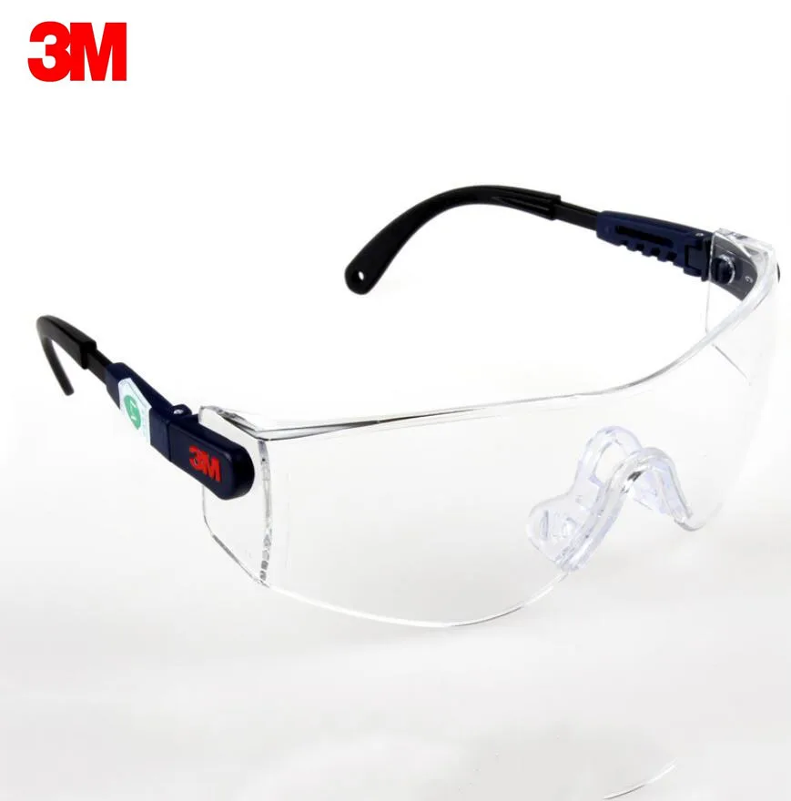 goggle only 3M UV 99.9% защитные очки для работы 10196 противотуманное покрытие поликарбонатные линзы прозрачные лабораторные очки GM09251 - Цвет: goggle only